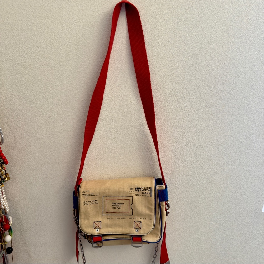Zadig&Voltaire Canvas Messenger Bag - Picture 11 of 12